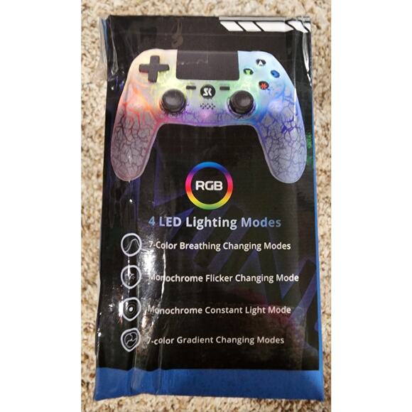 Wireless Controller for PS4, Controller Compatible with PS4/Pro/Slim,Double - Picture 8 of 10